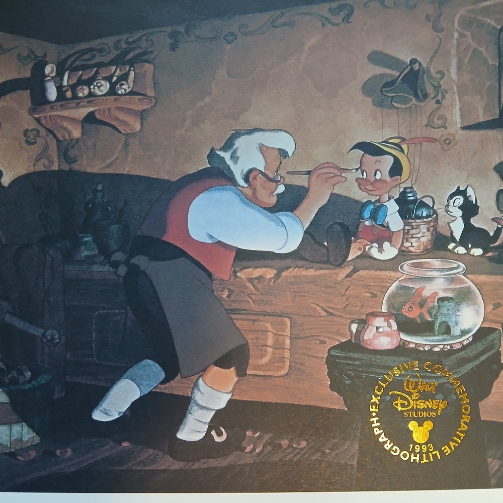 Disney Pinocchio Animation Art Print - Picture 5 of 13